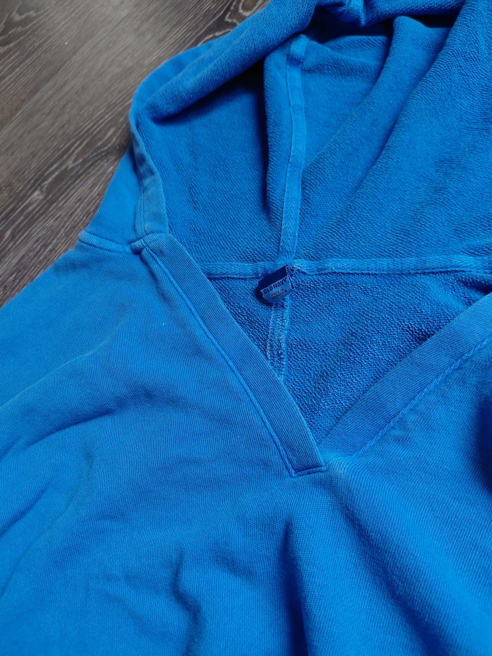 Womens Blue Old Navy Hoodie Pull Over - Picture 2 of 3